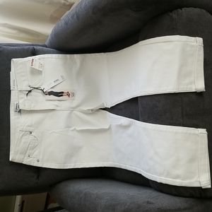 D.jeans Womans High Waist Roll Crop Pants